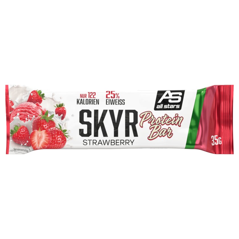 All Stars Proteinriegel Skyr Strawberry 35g